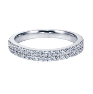 Gabriel 14 Karat Contemporary Wedding Band WB4071W44JJ