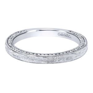 Gabriel 14 Karat Contemporary Wedding Band WB10914W4JJJ