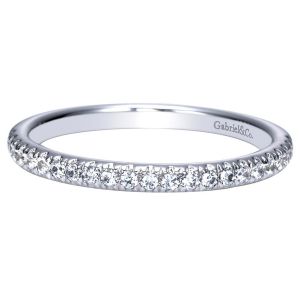 Gabriel 14 Karat Contemporary Wedding Band WB8505W44JJ