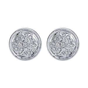 Gabriel Fashion Silver Mediterranean Stud Earrings EG11856SVJWS