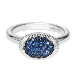 Gabriel Fashion Silver Stackable Stackable Ladies' Ring LR6826-7SVJSA