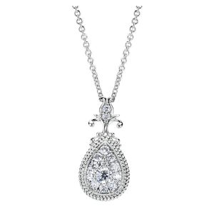 Gabriel Fashion 14 Karat Hampton Diamond Necklace NK4106W44JJ