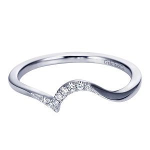 Gabriel 14 Karat Contemporary Wedding Band WB7715W44JJ