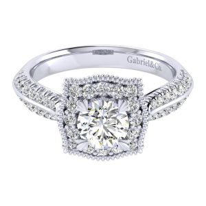 Gabriel 14 Karat Perfect Match Engagement Ring ER002B3AAW44JJ