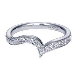 Gabriel 14 Karat Contemporary Wedding Band WB7251W44JJ