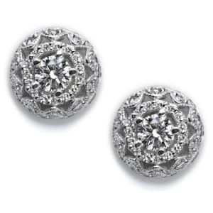 Tacori Diamond Earrings 18 Karat Fine Jewelry FE5264