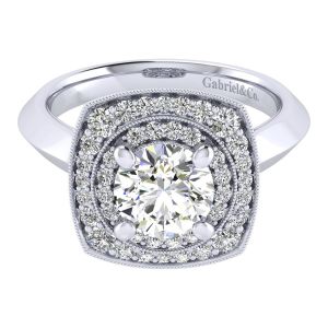 Gabriel 14 Karat Perfect Match Engagement Ring ER001C6AFW44JJ