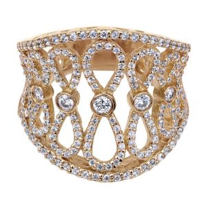 Gabriel Fashion 14 Karat Lusso Diamond Ladies' Ring LR4672K44JJ