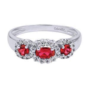 Gabriel Fashion 14 Karat Lusso Color Ladies' Ring LR4342W44RA