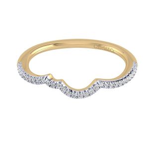 Gabriel 14 Karat Contemporary Wedding Band WB7801Y44JJ