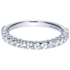 Gabriel 14 Karat Contemporary Wedding Band WB8904W44JJ