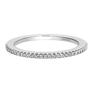 Gabriel 14 Karat Contemporary Wedding Band WB9481W44JJ