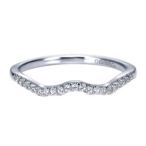 Gabriel 14 Karat Contemporary Wedding Band WB8130W44JJ