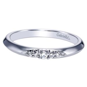 Gabriel 14 Karat Contemporary Wedding Band WB8543W44JJ