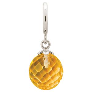 Endless Jewelry Citrine Love Drop Sterling Silver Charm 43352-8