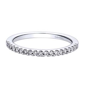 Gabriel 14 Karat Contemporary Wedding Band WB9377W44JJ