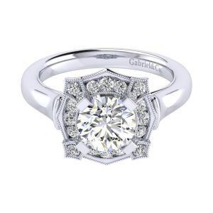 Gabriel 14 Karat Perfect Match Engagement Ring ER009C6ADW44JJ