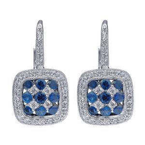 Gabriel Fashion 14 Karat Lusso Color Leverback Earrings EG10216W45SA
