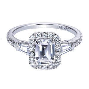 Gabriel 14 Karat Contemporary Engagement Ring ER7268W44JJ