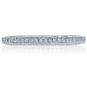 Tacori 2616B12X 18 Karat Classic Crescent Diamond Wedding Band