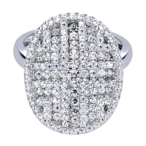 Gabriel Fashion 14 Karat Lusso Diamond Ladies' Ring LR6333W45JJ