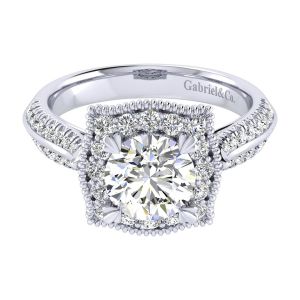 Gabriel 14 Karat Perfect Match Engagement Ring ER002C6AAW44JJ