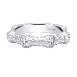 Gabriel Fashion 14 Karat Stackable Stackable Ladies' Ring LR4471W44JJ