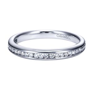 Gabriel 14 Karat Contemporary Wedding Band WB7476W44JJ