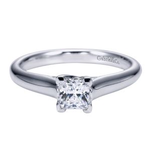 Gabriel Platinum Contemporary Engagement Ring ER6604PTJJJ