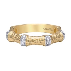 Gabriel Fashion 14 Karat Stackable Stackable Ladies' Ring LR4471Y44JJ