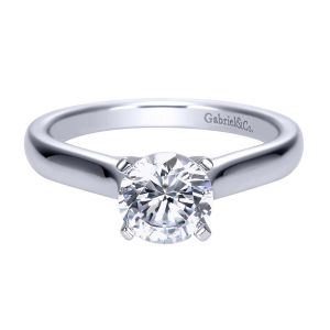 Gabriel 14 Karat Contemporary Engagement Ring ER8076W4JJJ