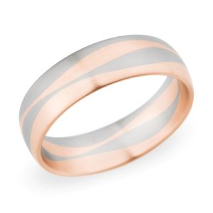 273255 Christian Bauer 14 Karat Two-Tone Wedding Ring / Band