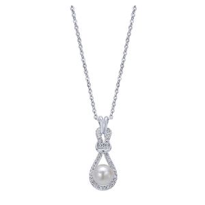 Gabriel Fashion 14 Karat Grace Necklace NK1777W44PL