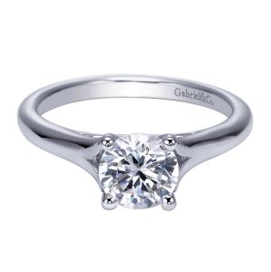 Gabriel Platinum Contemporary Engagement Ring ER8139PTJJJ
