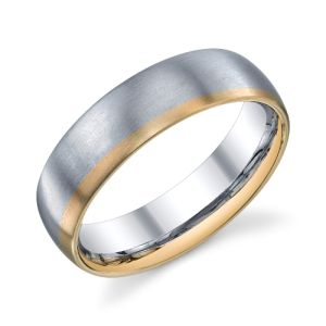 273895 Christian Bauer Platinum & 18 Karat Wedding Ring / Band
