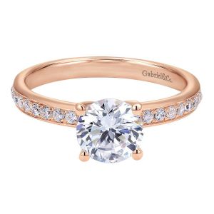 Gabriel 14 Karat Contemporary Engagement Ring ER7537K44JJ