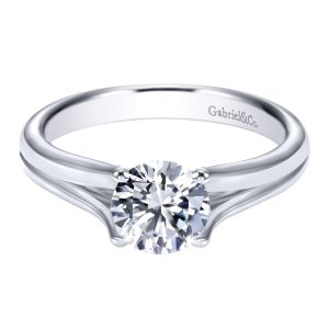 Gabriel Platinum Contemporary Engagement Ring ER7516PTJJJ