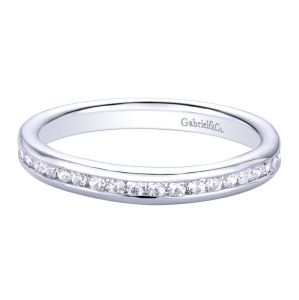 Gabriel 14 Karat Contemporary Wedding Band WB9722W44JJ