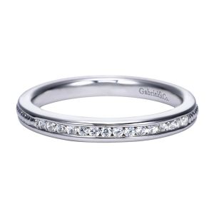 Gabriel 14 Karat Contemporary Wedding Band WB8064W44JJ