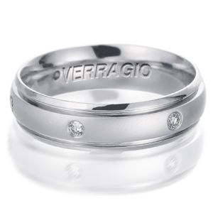Verragio Platinum Diamond Wedding Band VWD-6913