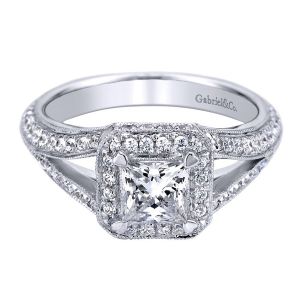 Gabriel 14 Karat Victorian Engagement Ring ER9412W44JJ