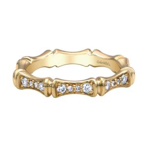 Gabriel Fashion 14 Karat Stackable Stackable Ladies' Ring LR4578Y44JJ