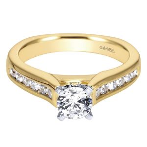 Gabriel 14 Karat Contemporary Engagement Ring ER3963M44JJ