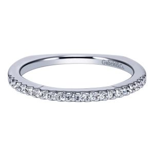 Gabriel 14 Karat Contemporary Wedding Band WB4115W44JJ