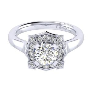 Gabriel 14 Karat Perfect Match Engagement Ring ER009B4ADW44JJ