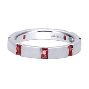 Gabriel Fashion 14 Karat Stackable Stackable Ladies' Ring LR4842W4JRA