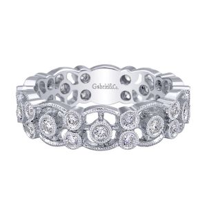 GRAY(グレイ)ＱＵＡＤＲＡ (クアドラ) 17-18モデル 163 Gabriel Fashion 14 Karat Clustered Diamonds Ladies' Ring