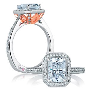 A.JAFFE 18 Karat Signature Engagement Ring MES597