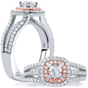 A.JAFFE 14 Karat Signature Engagement Ring MES631