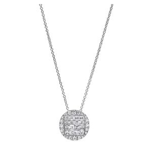 Gabriel Fashion 14 Karat Clustered Diamonds Necklace NK3885W44JJ